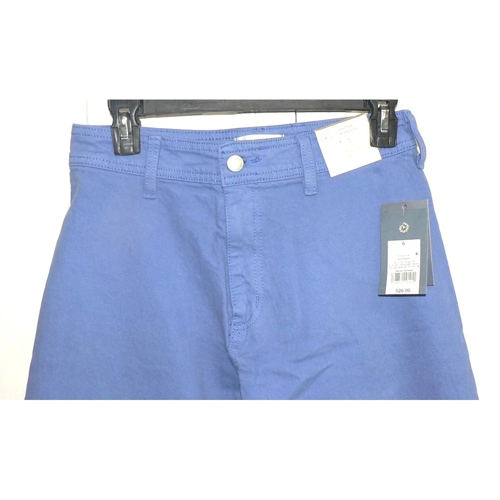 Universal Thread Women's High Rise Sailor Wide Leg Ankle Jeans in Blue Size 6 - Picture 5 of 10